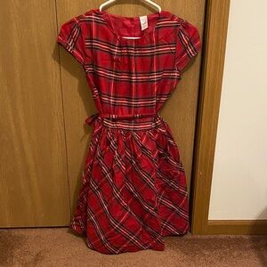 Plaid Red Kids Dress